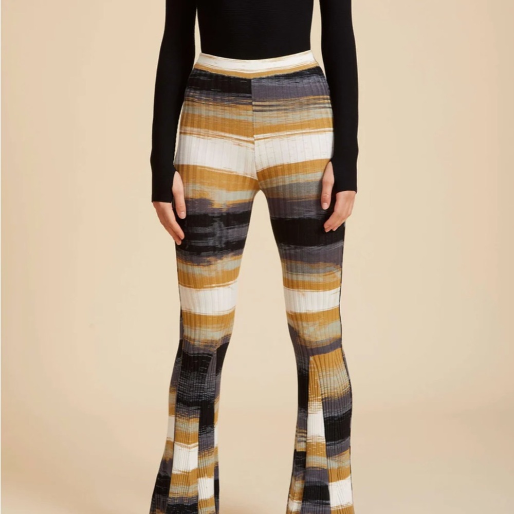 Live The Process Multicolor Flare Pants